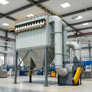 Colector de Polvo Industrial Henan Chity Baghouse, Máquina de Plástico para Eliminar el Polvo de Arroz, Maíz y Otros Granos - Product Image 3