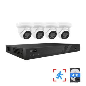Ndaa 16CH 4k POE NVR an ninh Kit 8MP ai IP máy ảnh con người/xe phát hiện, phá hoại bằng chứng PoE Bộ dụng cụ hoàn chỉnh bộ 2.8mm ống kính - Product Image 4
