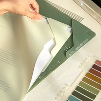 Lot de classeurs en plastique PP couleur Morandi de qualité supérieure, format A4, enveloppes de documents en plastique durables pour l'organisation des devoirs scolaires