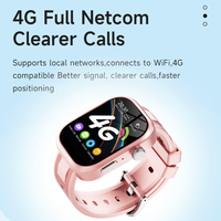 Montre connectée pour enfants SENBONO 4G avec GPS Tracker 180 °   Montre connectée pour la sécurité des enfants avec caméra rotative, appel vidéo, alarme de pression et accès au marché d'applications