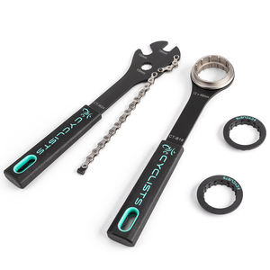 Outils de Réparation de Vélo Cyclistes 27 en 1, Multitool pour Cyclisme, Clé à Chaîne, Pédale, Boîtier de Pédalier, Clé Allen, <span class=keywords><strong>Kit</strong></span> de Réparation Vélo CT-K02 - Product Image 4