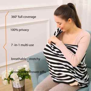 Fundas de Asiento de Coche Elásticas para Bebés, Cubierta para Capota de Cochecito, Cubiertas Multiusos para Lactancia - Product Image 5