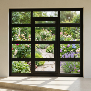 <span class=keywords><strong>Puerta</strong></span> de Garaje Seccional Enrollable y Plegable de Aluminio Aislado con Vidrio Templado, Diseño Personalizado ZS, Motor Eléctrico Automático - Product Image 2