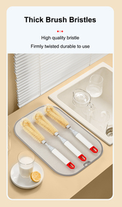 Precio de fábrica Material PET cerdas <span class=keywords><strong>Glasas</strong></span> o cepillo de botella de plástico cepillo de pelo duro taza de agua cepillo de limpieza a fondo - Product Image 5