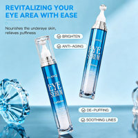 Lotion pour les yeux à l'acide hyaluronique raffermissante, anti-rides, anti-âge, hydratante, réduit les cernes, parfum naturel pour un usage quotidien