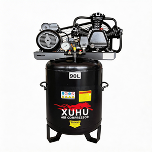 Compresor de Aire Vertical Portátil de 3kw 4hp 90L, Refrigerado por Aire, Accionado por Correa, de Alta Calidad, 220V/380V, para Reparación de Automóviles - Product Image 1