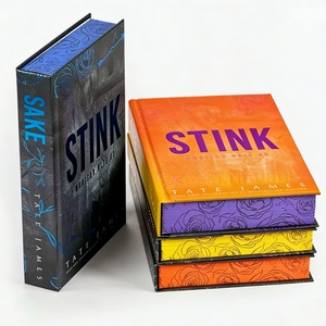 Hard Cover Color Book Printing Service Hardback Novel Custom Sprayed Edges Book Printing - Product Image 1