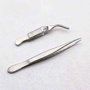 Pinces Bulldog Atrauma en acier inoxydable pour chirurgie vasculaire, droites et courbées, instrument atraumatique - Product Image 1
