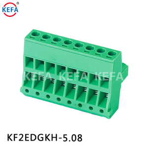 KEFA KF2EDGKH-5.08mm Pitch 300V/20A Nickel Plated Copper Screw <strong>Pluggable</strong> <strong>Terminal</strong> <strong>Block</strong> - Product Image 2