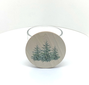 Porte-bougie en bois lisse de haute qualité, personnalisé, avec couvercle, peint au laser, pour la décoration de la maison, pour offrir en cadeau et pour la vente en gros - Product Image 1