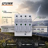 Parafoudre industriel triphasé CE T2 20KA-40KA 4P AC 385V/420V pour protection contre les surtensions