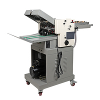 Machine à plier le papier entièrement automatique de qualité industrielle Bao Yu 384, ventilateur d'aspiration grande capacité, capacités de pliage double/triple