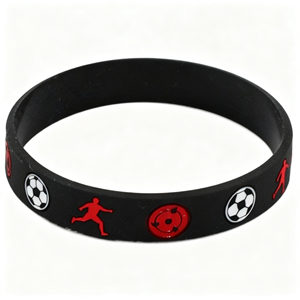 Pulsera Promocional Náutica de Silicona con Logotipo Personalizado, Impresión con Tinta Inyectada, Grabado en Relieve, Resistente al Agua, Marca DeChao - Product Image 1