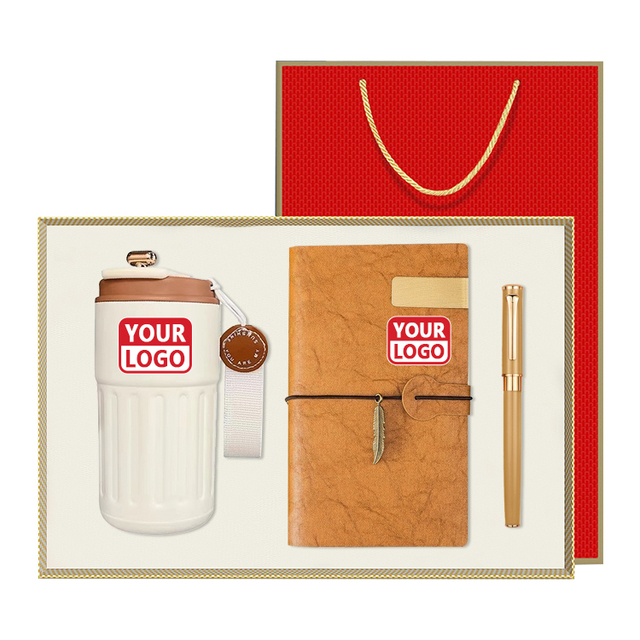 New Product Ideas 2024 Mens Gift Items Coffee Cup and Notebook Gift Set