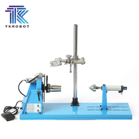 TKweld Mini 1 Rotateur Axial, Petite Charge Utile 10kg 15kg, Table Rotative de Soudage avec Mandrin de Fixation