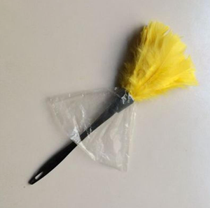Minuscule plumeau noir <span class=keywords><strong>blanc</strong></span> mini poignée Turquie marabout Flats Duster rose nettoyant brosse pour la maison propre - Product Image 6