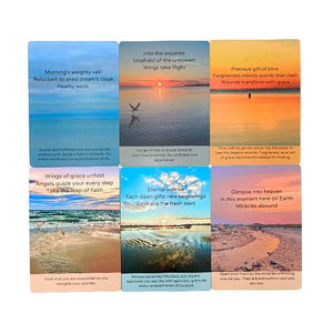 Mazzo di Carte dei Tarocchi Personalizzato di Alta Qualità con Stampa Personalizzata, Guida Spirituale Raffinata, Citazioni Ispiratrici, Carte da Divinazione - Produzione di Fabbrica - Product Image 4