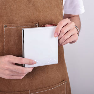 미니 흐름 무게 도징 유리 홀더 시간 브랜딩 사용자 정의 스틸 블루투스 커피 저울 2kg 블루투스 커피 저울 - Product Image 2