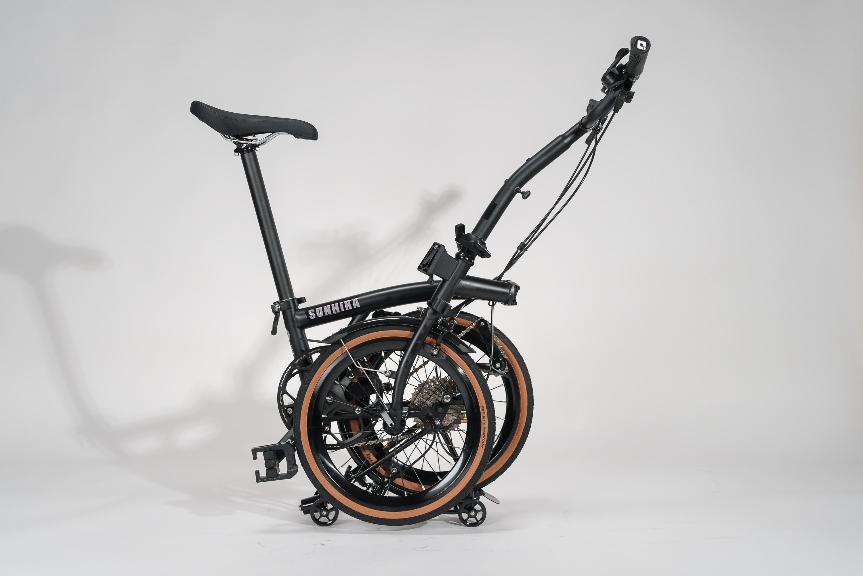 Litepro 16インチミニ自転車 6段変速 トライフォールドフレーム Mハンドル