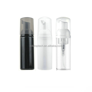 2oz bottiglia vuota per sapone in schiuma di plastica da <span class=keywords><strong>60</strong></span> <span class=keywords><strong>ml</strong></span> per animali domestici bianca trasparente detergente per il viso per Mousse schiuma bottiglia per cosmetici - Product Image 1