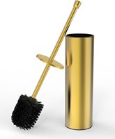 Ensemble brosse et support de toilette professionnels en acier inoxydable, best-seller, étanche et anti-odeur pour salle de bain