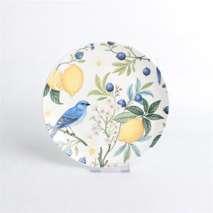 <span class=keywords><strong>Service</strong></span> de table en céramique 18 pièces, thème oiseau bleu et <span class=keywords><strong>citron</strong></span>, décoration intégrale, <span class=keywords><strong>service</strong></span> pour 6 - Product Image 2