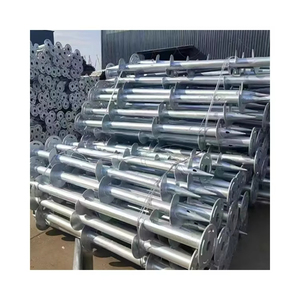 Vis hélicoïdale galvanisée Pile Système de montage solaire Terre Terre Rayonnage solaire <span class=keywords><strong>Pier</strong></span> Rayonnage solaire Terre Vis de pieu de terre - Product Image 2