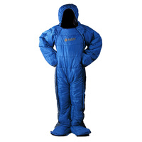 Sac de couchage temporaire en polyester et coton creux pour la nuit, idéal pour la marche, le camping, l'extérieur, les gardes hospitaliers et les repas humains.