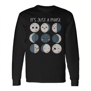 Camiseta de manga larga con diseño de fases lunares para profesores de ciencias, regalo para el regreso a clases - Product Image 2