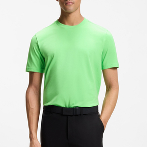 T-shirt en coton extensible pour homme, idéal pour les activités quotidiennes, un style décontracté et un style moderne et simple. - Product Image 1