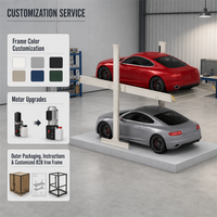Système de stationnement automatique compact, équipement de stationnement simple à double colonne pour les communautés résidentielles et la gestion immobilière