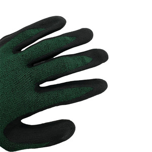 Gants de sécurité anti-coupure de niveau 4 ANSI/<span class=keywords><strong>ISEA</strong></span>, excellente performance anti-coupure, doublure HPPE, acier inoxydable recouvert de PU EN388 <span class=keywords><strong>D</strong></span> - Product Image 6