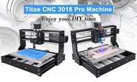 Mini Máquina de Grabado CNC 3018 Pro de 500W para Madera/Acrílico/Cuero/Plástico/Papel, Diodo DXF, Nueva, de Alta Precisión, Refrigerada por Aire