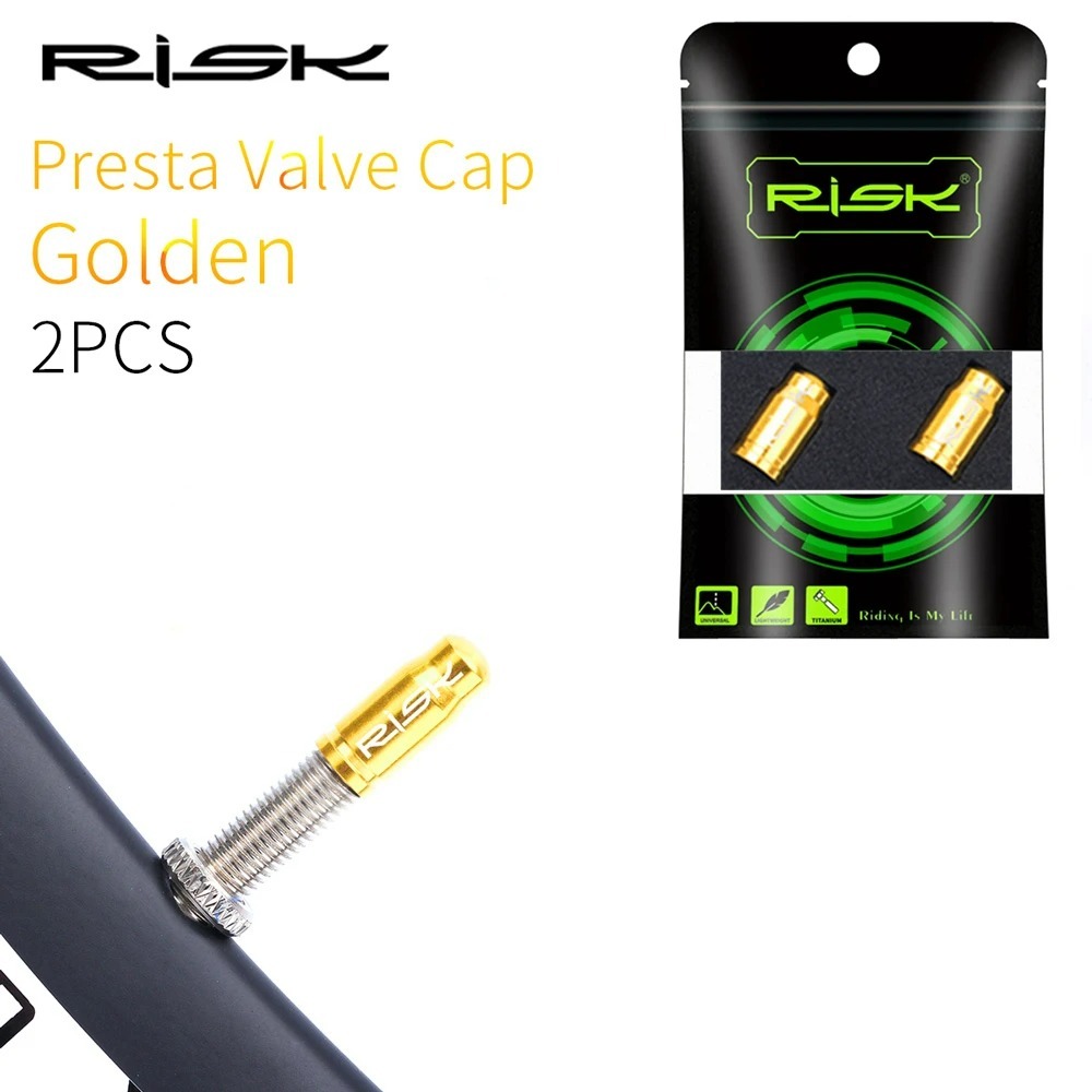 Presta Valve Cap GD 2pcs