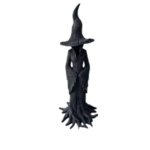 Nouvelle Sculpture Écologique en Résine Époxy Peinte à la Main, Figurine de Sorcière Mystérieuse pour Halloween, Décoration de Jardin pour Cracker Barrel - Product Image 6