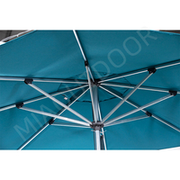 MIA Piscina Comedor Sombrilla Jardín al aire libre Aluminio Sombrilla Patio Sombrilla para playa