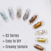 Usine En Gros Nail Décoration Crème poudre Aurora caméléon pigment peinture Poudre liquide chrome poudre pour ongles