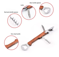 Tire-bouchon en bois de haute qualité avec logo personnalisé et coffret cadeau – Nouveauté tendance pour les fêtes