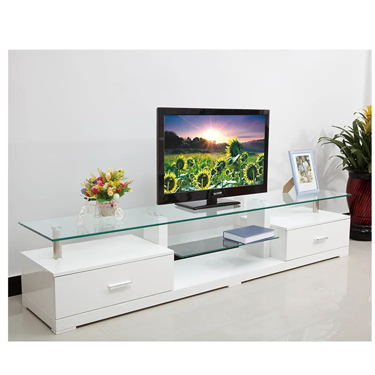 Modern 75 Tv Stand Cabinet 3 Meters Wood Table Gloss White Units Metal French Style Living Room Console Simple Black And Gold