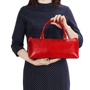 الأحمر بو حامل زجاجات النبيذ زجاجة واحدة حقيبة معزولة حراريًا النبيذ محفظة فو الجلود حقيبة للحفاظ على البرودة مخلب كبير النبيذ الناقل - Product Image 6