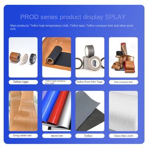 สายพานลำเลียงอาหารเคลือบ PTFE ทนอุณหภูมิสูง สำหรับสายการผลิตไมโครเวฟ ผ้าเคลือบป้องกันการกัดกร่อน - Product Image 4