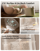 Spa pour les pieds électrique Rouleaux de shiatsu Thérapie à l'eau chaude Capacité de 11 L AC110-240V Marque privée prise en charge pour les détaillants de bien-être à domicile