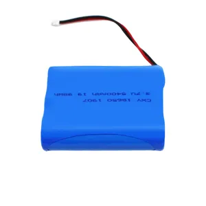 KC BIS CE 인증 뜨거운 판매 고품질 18650 3P 3.7V 5400mAh 19.98Wh 충전식 리튬 폴리머 배터리 팩