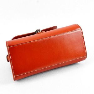 Sac à main de luxe en cuir de vachette italien, style vintage, doublure en cuir de luxe, fermeture à bouton, sac portable de luxe pour femme - Product Image 6