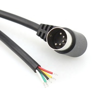 OEM özel 3/4/5/6/7/8/9/13 Pin Midi DIN uzatma kablosu büyük DIN erkek konferans ses Video fişi kalkan kablosu açmak için