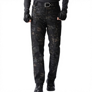 Pantalones Tácticos 100% Algodón, Tela de Pana Media, Transpirables, Suaves, Resistentes al Desgaste y a las Arrugas, de Alta Calidad, con Cordón Ajustable en las Piernas - Product Image 1