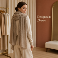 Écharpe longue et large en cachemire 100 % pour femme, unie, texturée, douce et chaude, idéale pour l'automne et l'hiver, usage quotidien