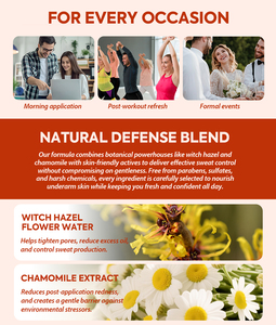 Desodorante <span class=keywords><strong>Antitranspirante</strong></span> para Mujer de Larga Duración, Control de Sudor, Antibacterial, Aroma Floral Fresco, Refrescante para la Piel - Product Image 3