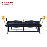 Machine à plier les bords manuelle personnalisée Yufon 2*2500/2*3000, machine de fabrication de conduits, machine à plier les bords carrés