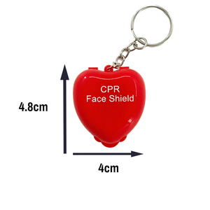 Hình trái tim <span class=keywords><strong>CPR</strong></span> mặt nạ Móc Chìa Khóa với một cách lý tưởng cho các chuyên gia y tế sử dụng nhà - Product Image 3